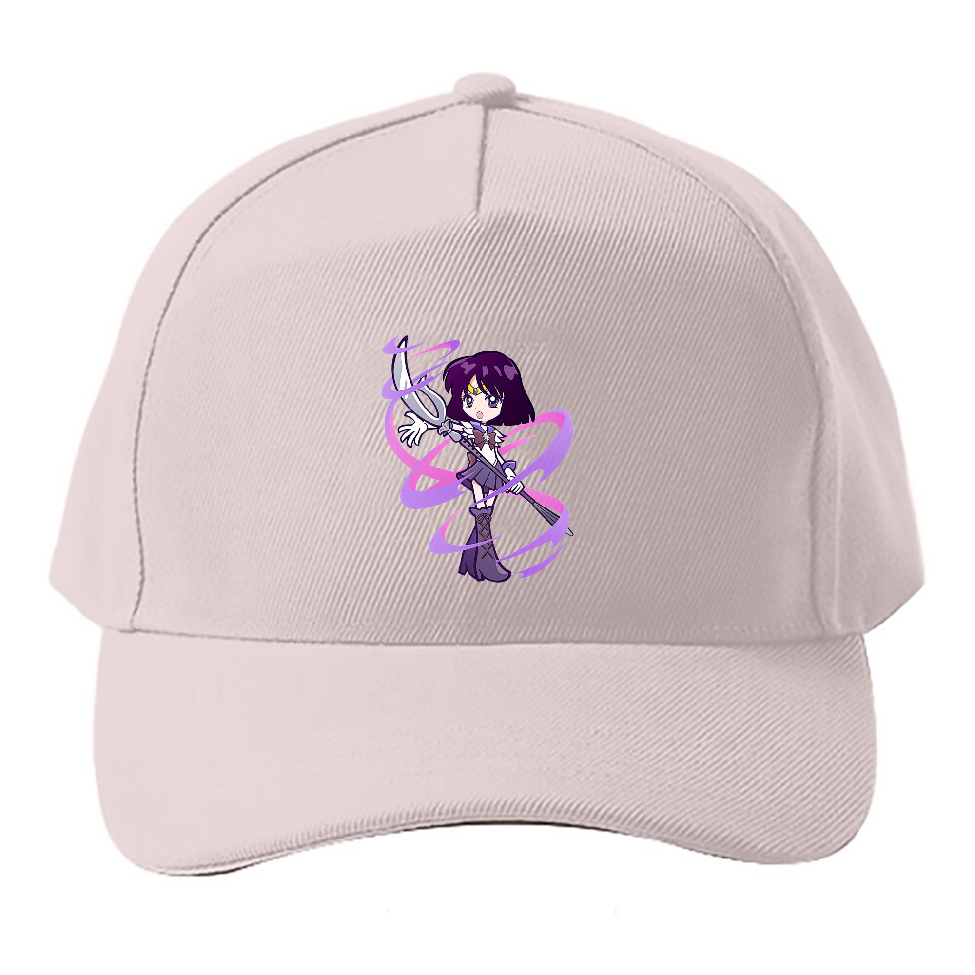 （画像用） 美少女戦士セーラームーン 土萠ほたる Sailor Moon Tomoe Hotaru （セーラーサターン；Sailor Saturn） ベースボールキャップ 綿100％ 男女兼用 帽子 スポーツ